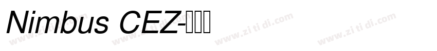 Nimbus CEZ字体转换
